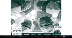 Desktop Screenshot of cliniquemetivet.com